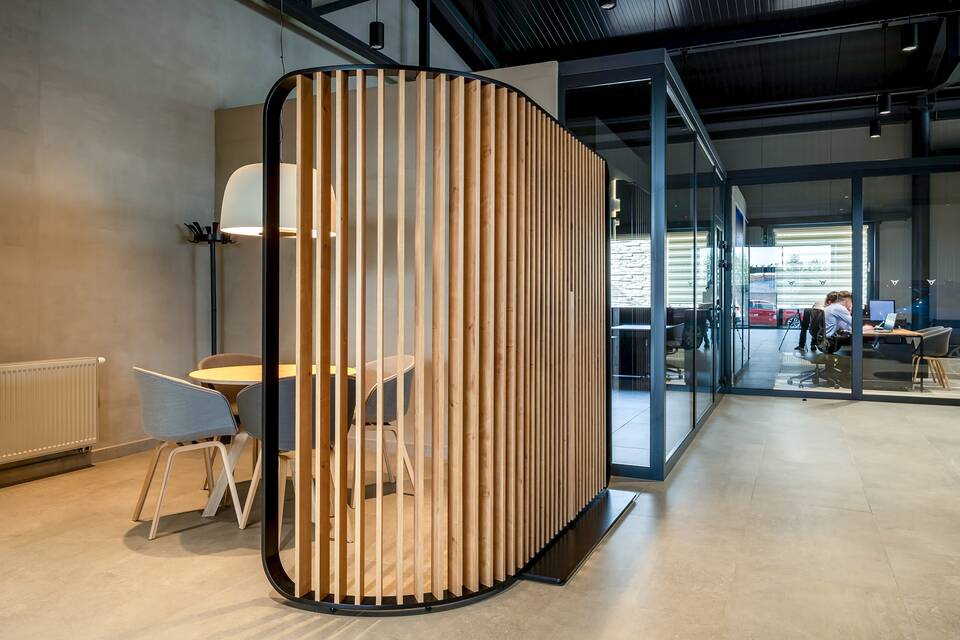 Royal Ahrend store furnishing project interior view of Cupra showroom in XX 05