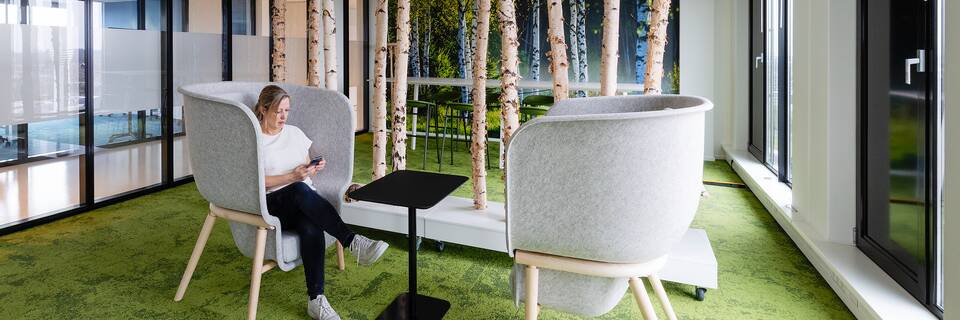 Gispen goverment project interior view of Judicial Information Service in Almelo CTH12