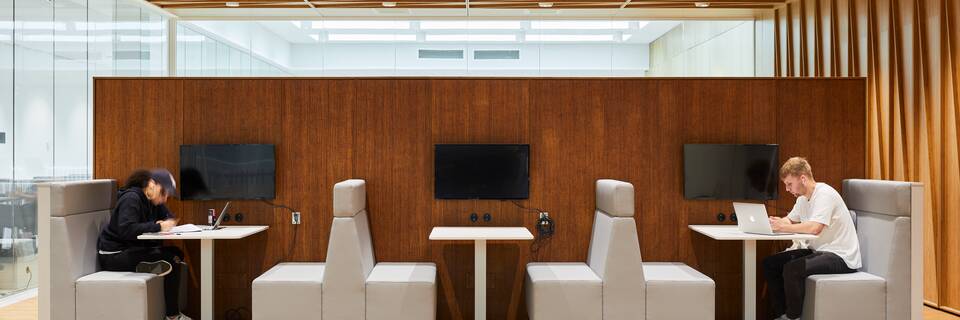 Gispen education project interior view of Fontys in Eindhoven DZK1922