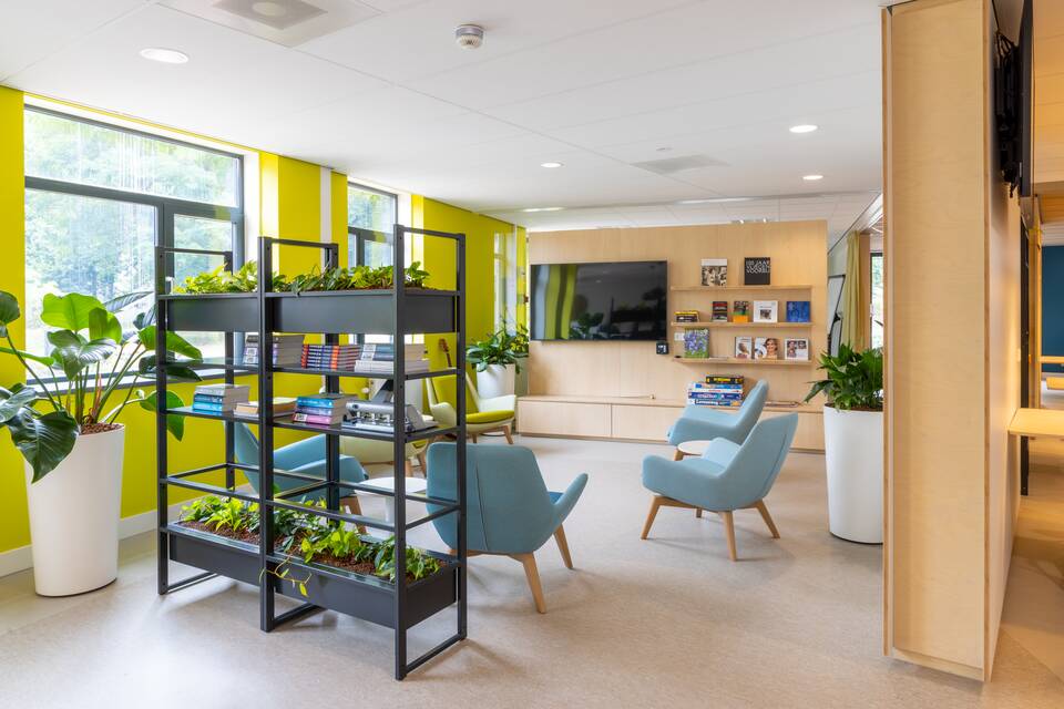 Gispen healthcare project interior view of Radboud UMC in Nijmegen 15A7527