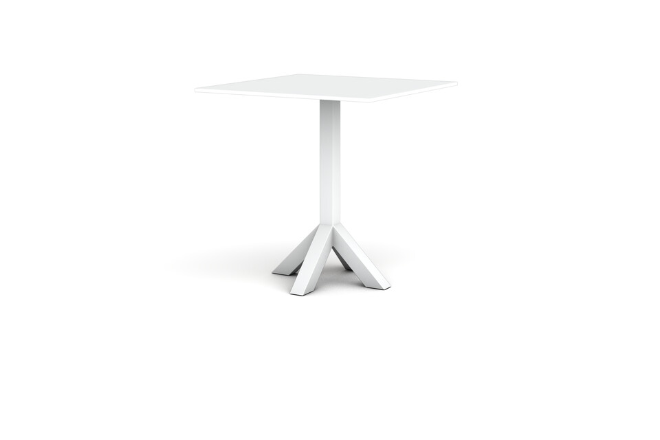 Gispen Dukdalf white high table 100x100 Square