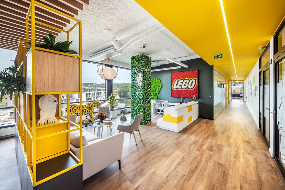 Royal Ahrend office project interior view of Lego in Prague AJ7832