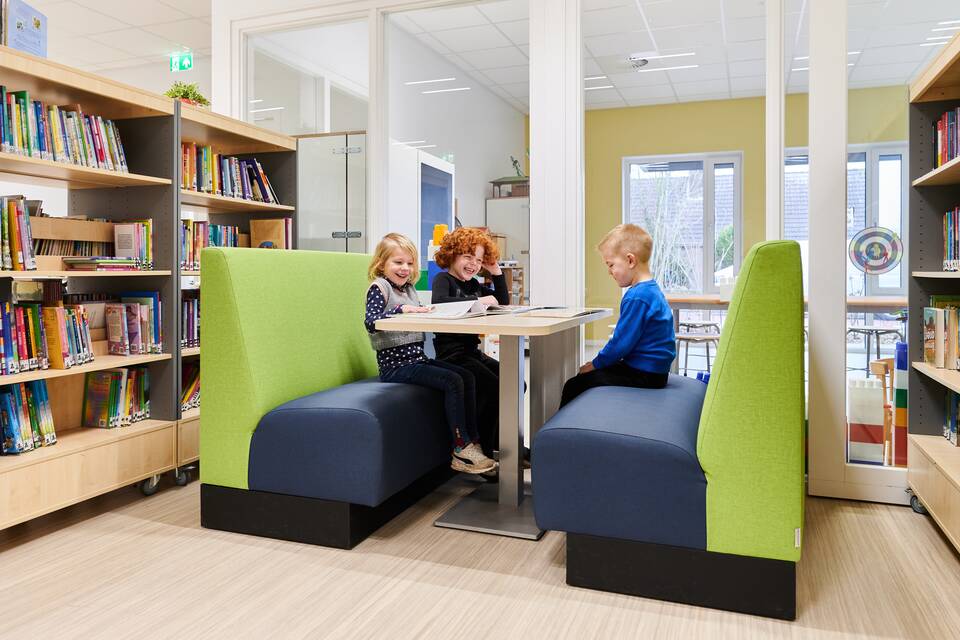 Gispen education project interior view of primary school OBS de Meent in Schildwolde 023