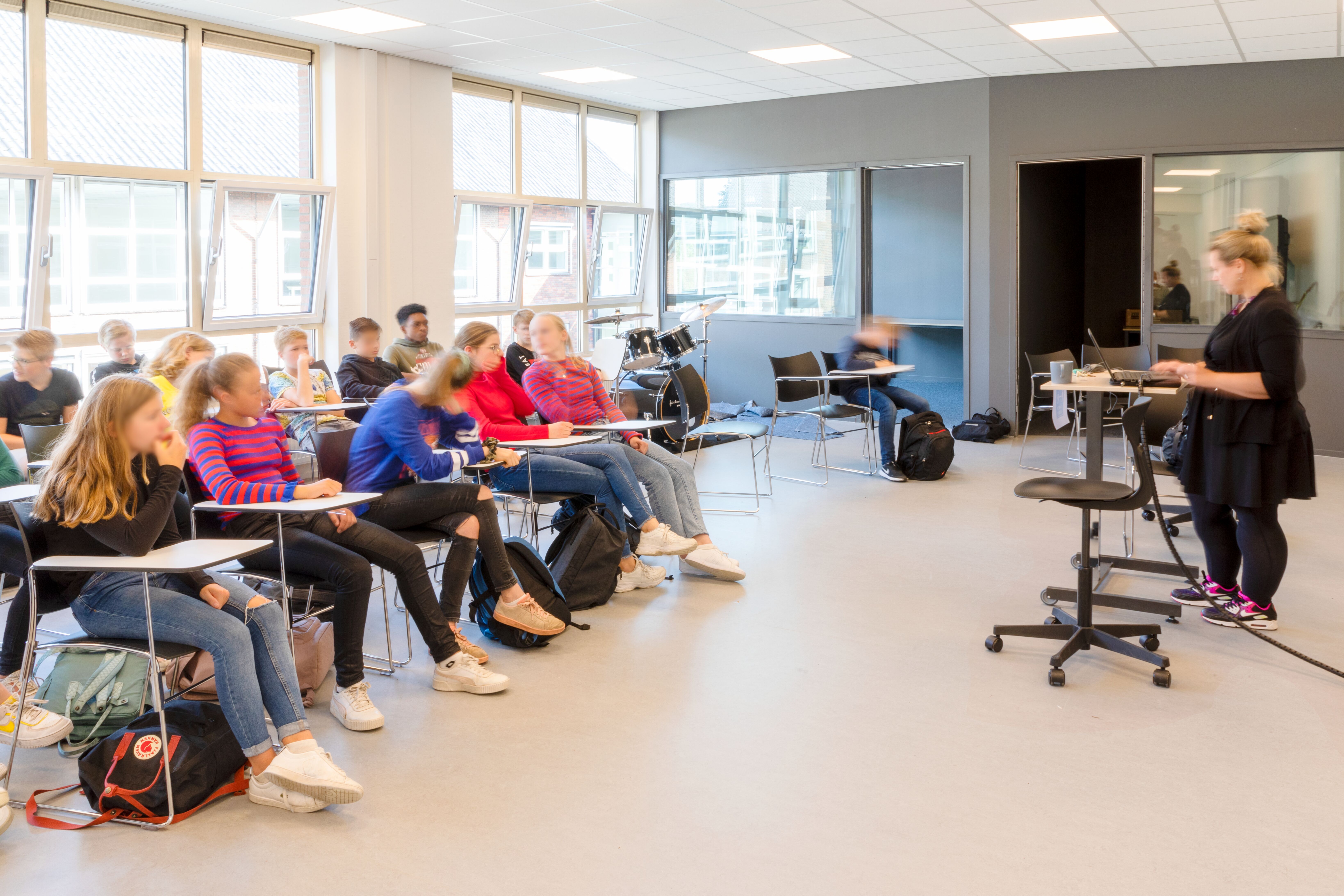 Gispen education project interior view of Houtkamp college in Doetinchem 00A8547
