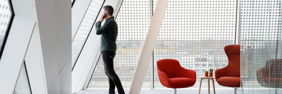 Royal Ahrend office project NMBS in Gent interior view SP8