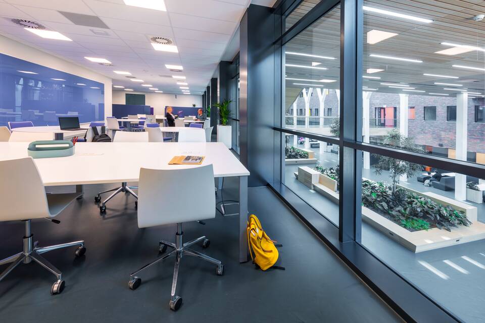 Gispen education project interior view of Hogeschool in Leiden 15A9693