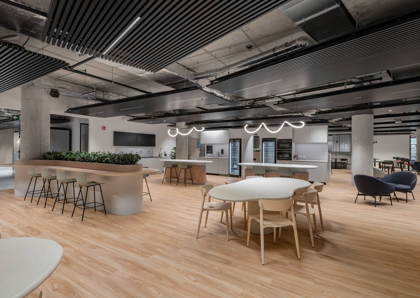 Royal Ahrend office project interior view of ABB in Diegem M0221