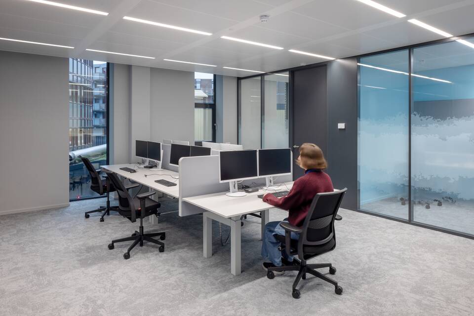 Gispen government project interior view of fedral Police in Hilversum LVDW8585