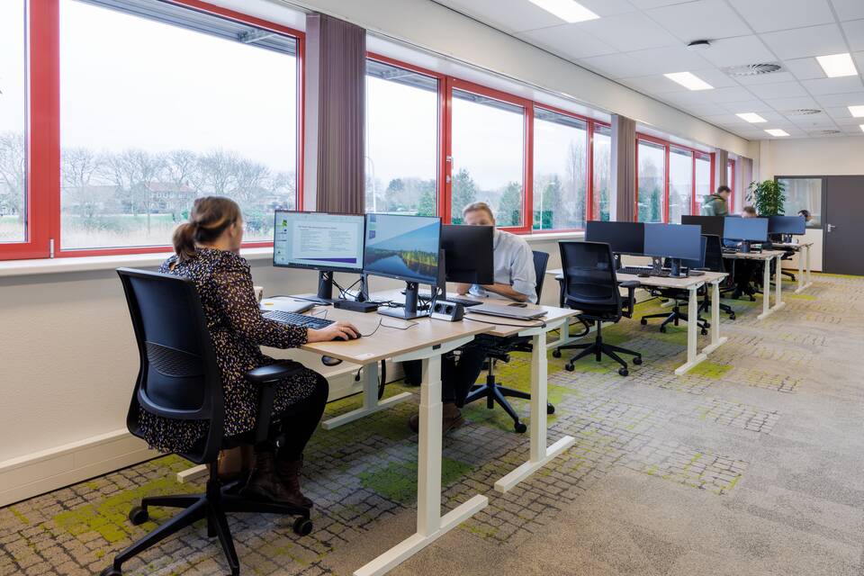 Gispen office project interior view of The Dutch Delta Water Board in Ridderkerk 15A9156 bew
