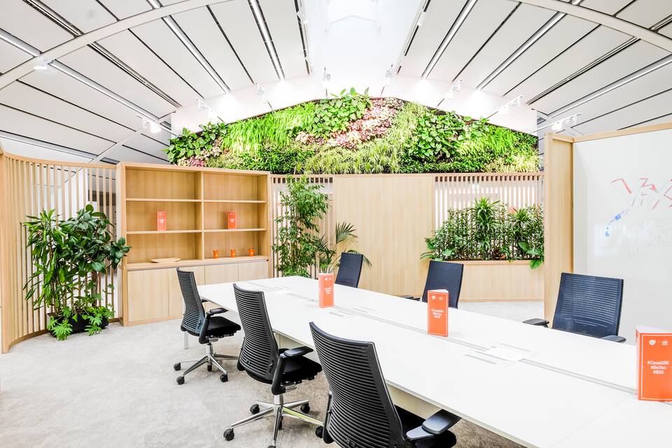 Royal Ahrend office project interior view of GlaxoSmithKline in Verona 8816