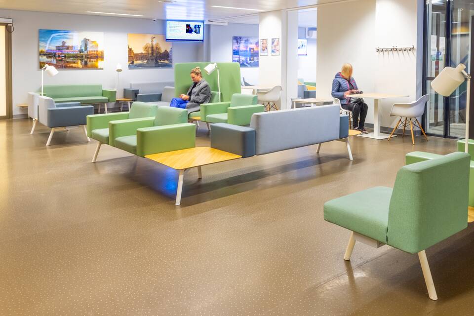 Gispen healthcare project interior view of Jeroen Bosch Ziekenhuis in s'Hertogenbosch 15A3541