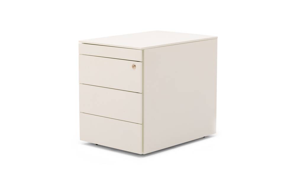 Royal Ahrend Pedestal 2102 in white front right view