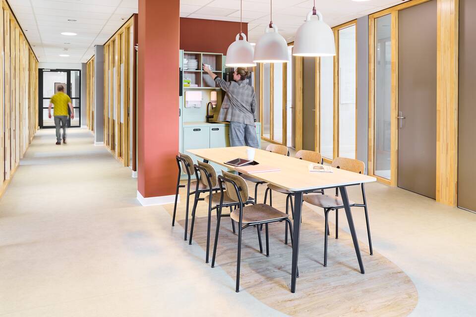 Gispen healthcare project interior view of Radboudumc M850 in Nijmegen DZK1667