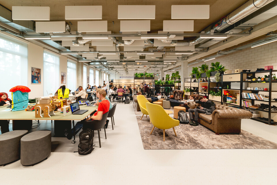 Gispen education project interior view of Fontys Pulsed in Eindhoven CTH23