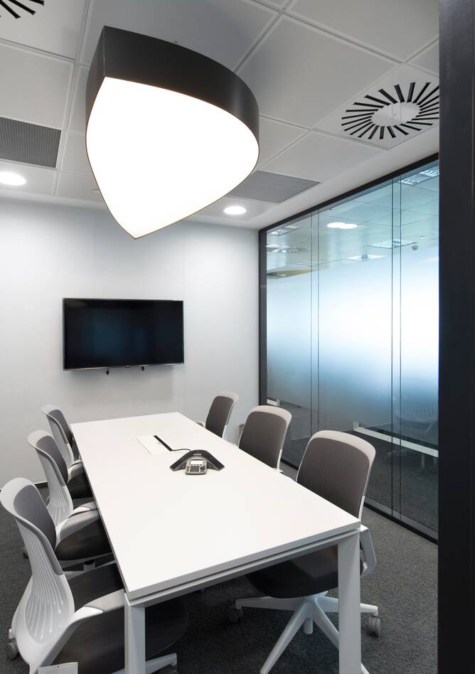 Royal Ahrend office project interior view of Huawei in Bucharest LV019