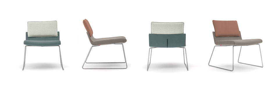 Gispen Triennial relax chair front view