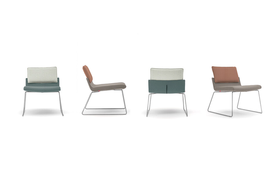 Gispen Triennial relax chair front view