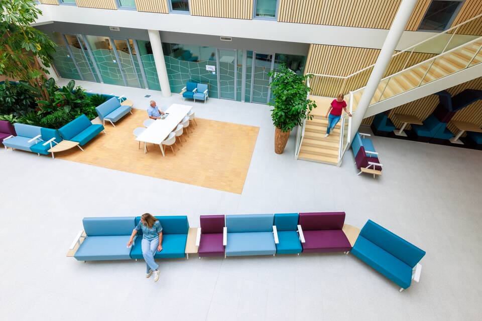 Gispen healthcare project interior view of Rijnstate in Elst 15A1833