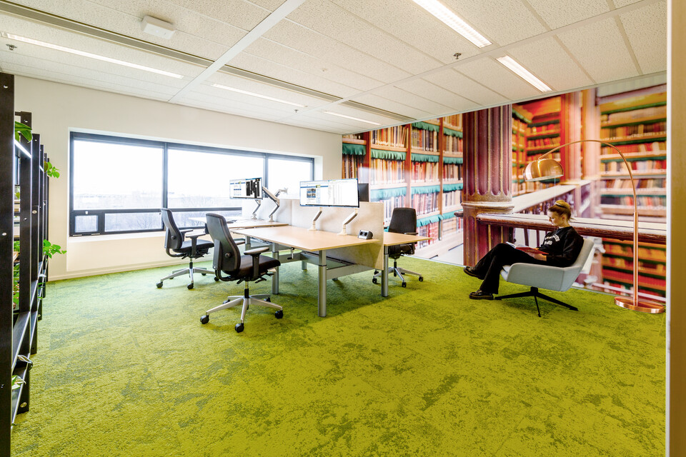 Gispen government project interior view of UWV in Amsterdam K5B8593