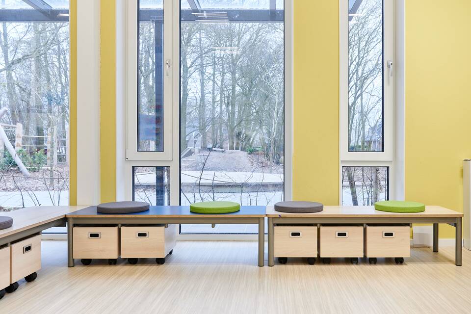 Gispen education project interior view of primary school OBS de Meent in Schildwolde 006