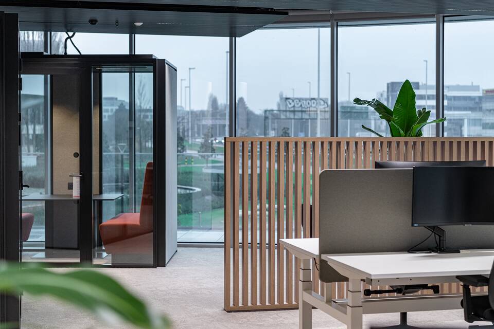 ABB Royal Ahrend office project interior view of ABB in Diegem M0336