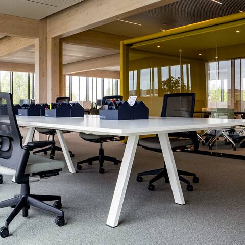 Royal Ahrend office project interior view of Van Laere in Zwijndrecht MLV647