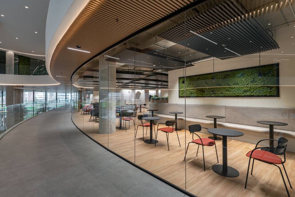 Royal Ahrend office project interior view of ABB in Diegem M0232