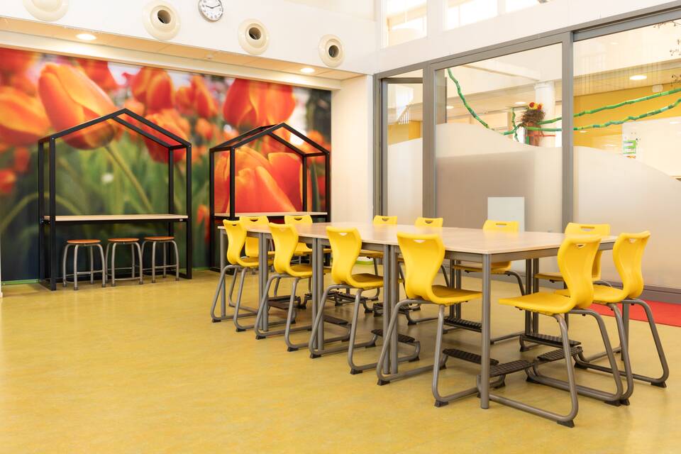 Gispen education project interior view of primary school De Woordhof in Hummelo CB2A4304