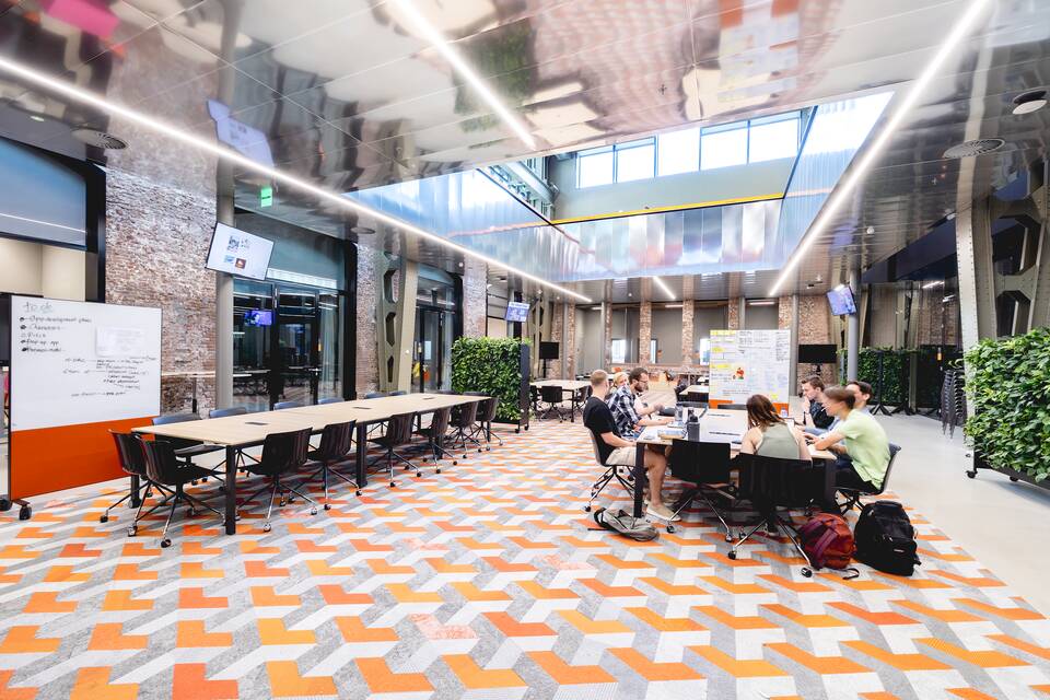 Gispen education project interior view of MindLabs in Tilburg CTH25