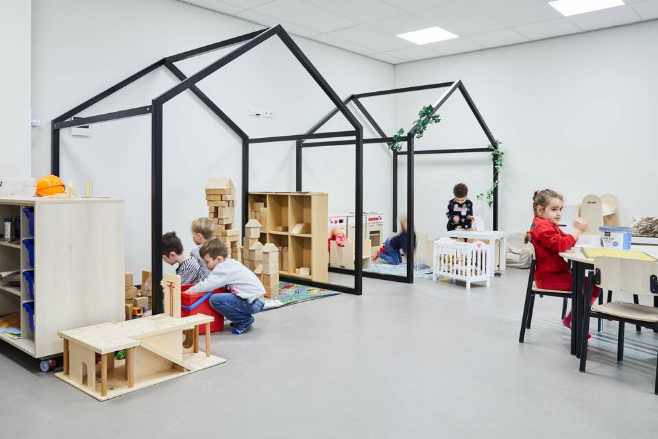 Gispen education project interior view of primary school IKC Muiderkring in Muiden 12774