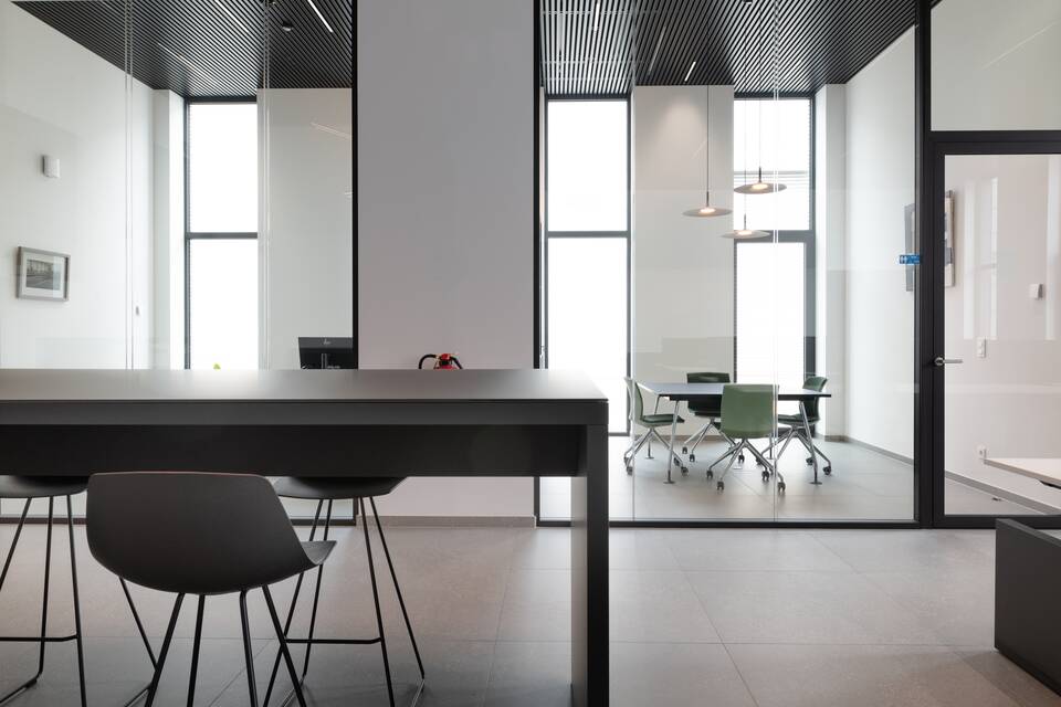 Ahrend office project interior view of Staalbeton in Rijkevorsel NV5938