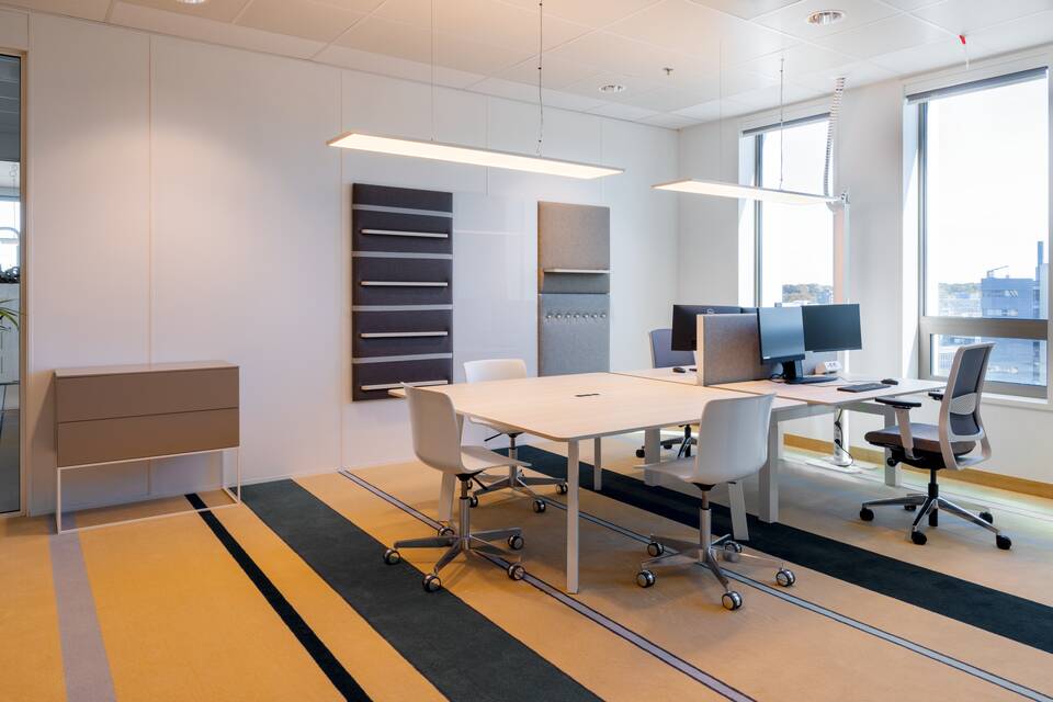 Gispen healthcare project interior view of Radboud UMC in Nijmegen 15A7394