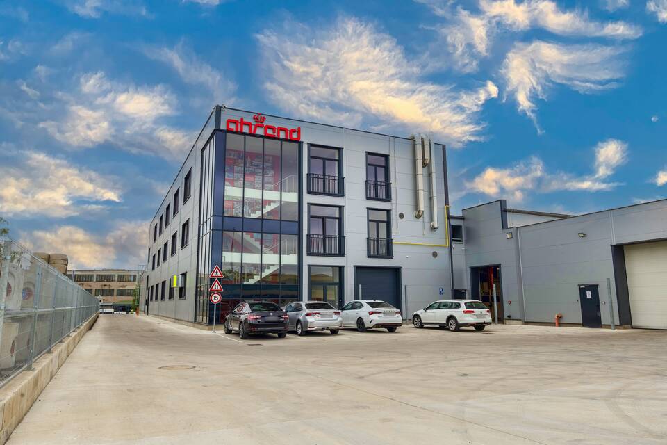 Royal Ahrend Woodhub exterior view of factory in Prague 5831