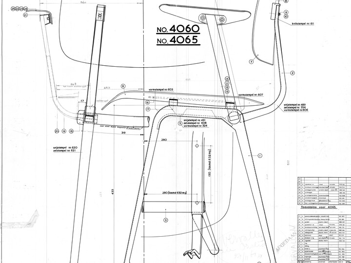 Ahrend Revolt technical drawing