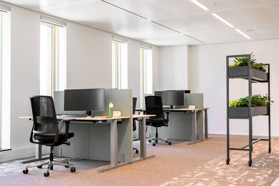 Gispen Government project interior view of FMH Haaglanden in The Hague MB4992