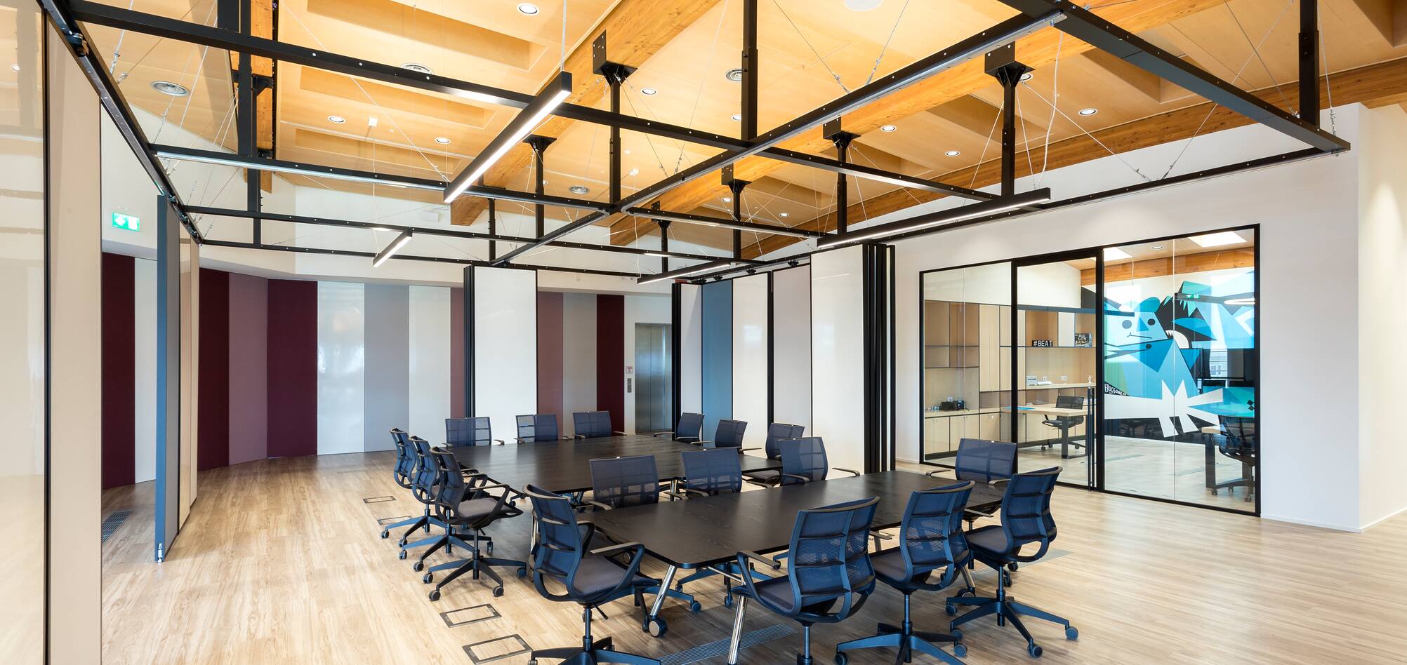 IBM Studios Royal Ahrend office project interior view of IBM Client Center in Milan FI004