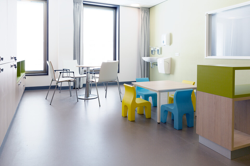 Gispen healthcare project Reinier de Graaf hospital in Delft K5B0434