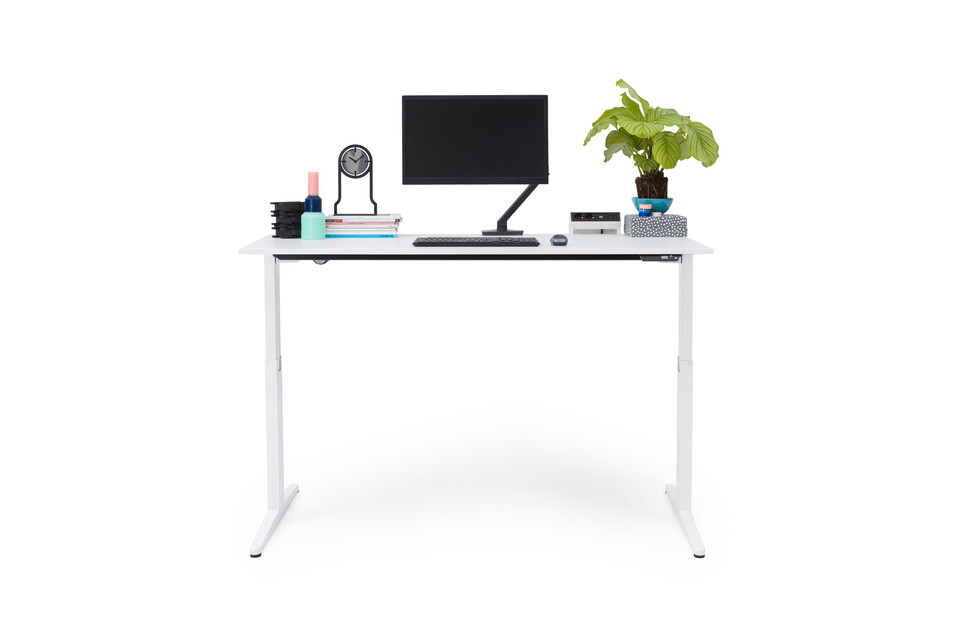 Gispen Home office desk sit stand front view