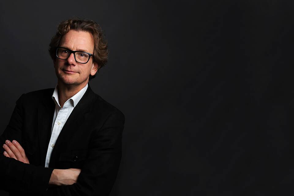 Colour portait of Mike Caljouw