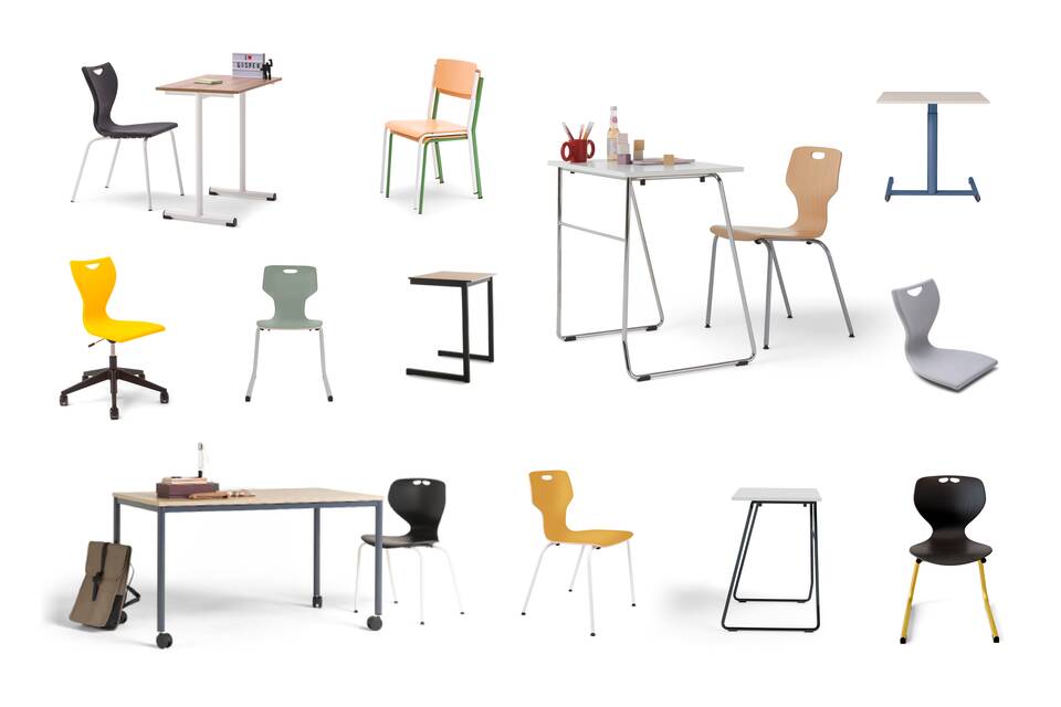 Gispen EDUU Collection front view