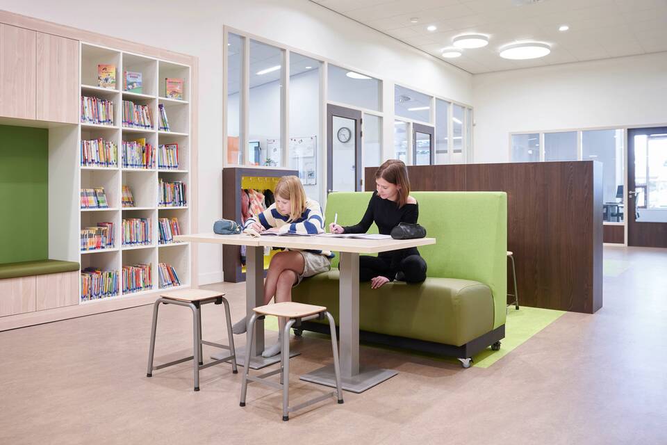 Gispen education project interior view of BS de Verbinding in Ureterp RZ01