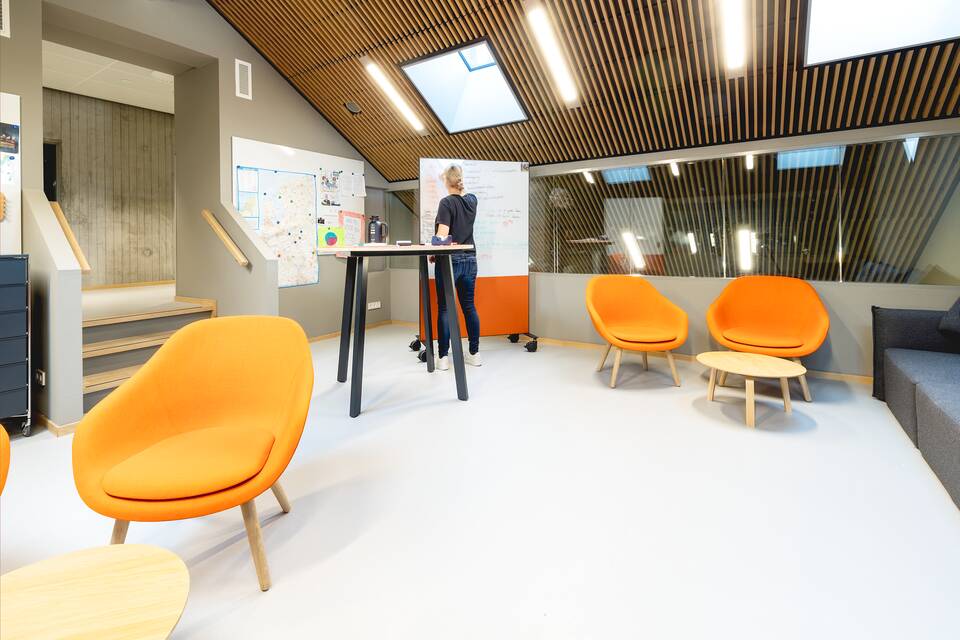 Gispen education project interior view of MindLabs in Tilburg CTH43