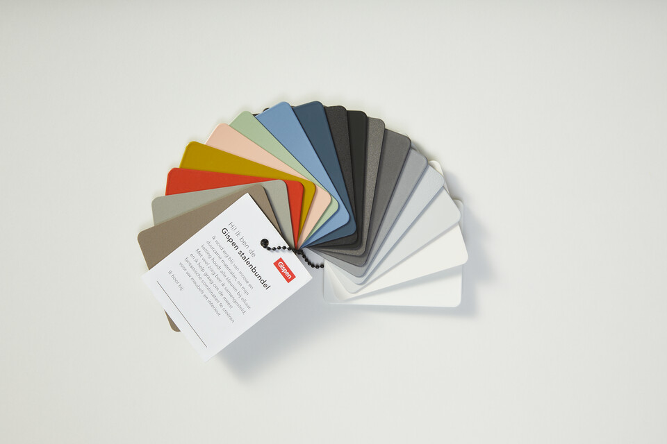 NL Gispen colour sample bundle top view