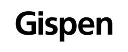 Gispen Logo in black letter digital print