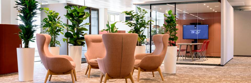 Gispen Government project interior view of FMH Haaglanden in The Hague MB5104