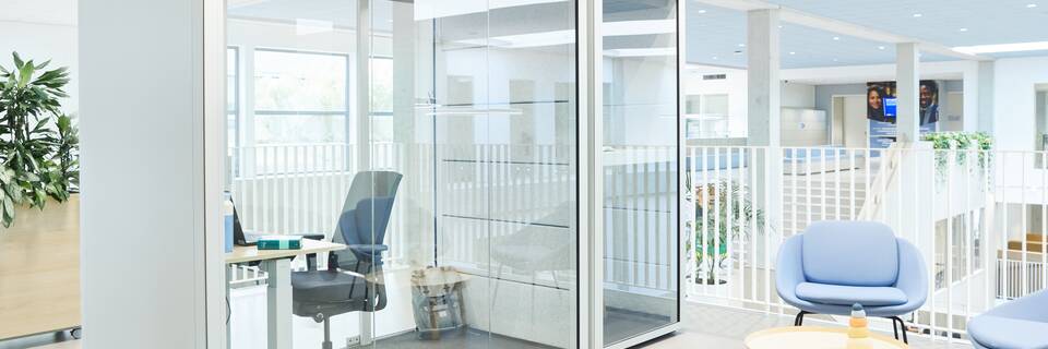 Gispen education project interior view of ROC Mondrian in The Hague DZK10917