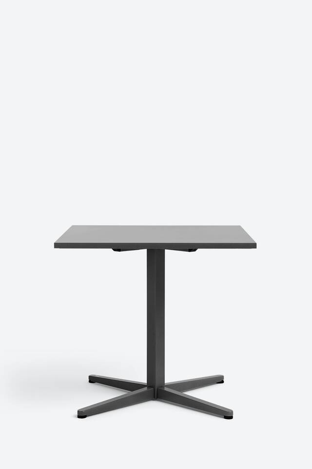 Ahrend Cross table on grey background front view