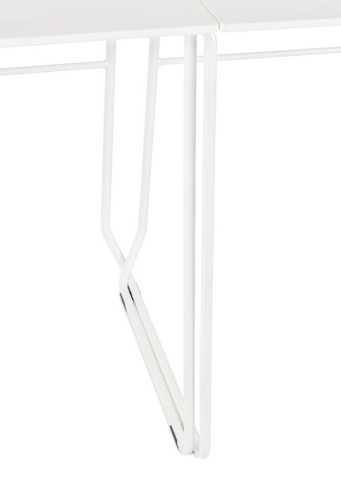 456 Royal Ahrend 456 seminar table in white coupled front left detail view
