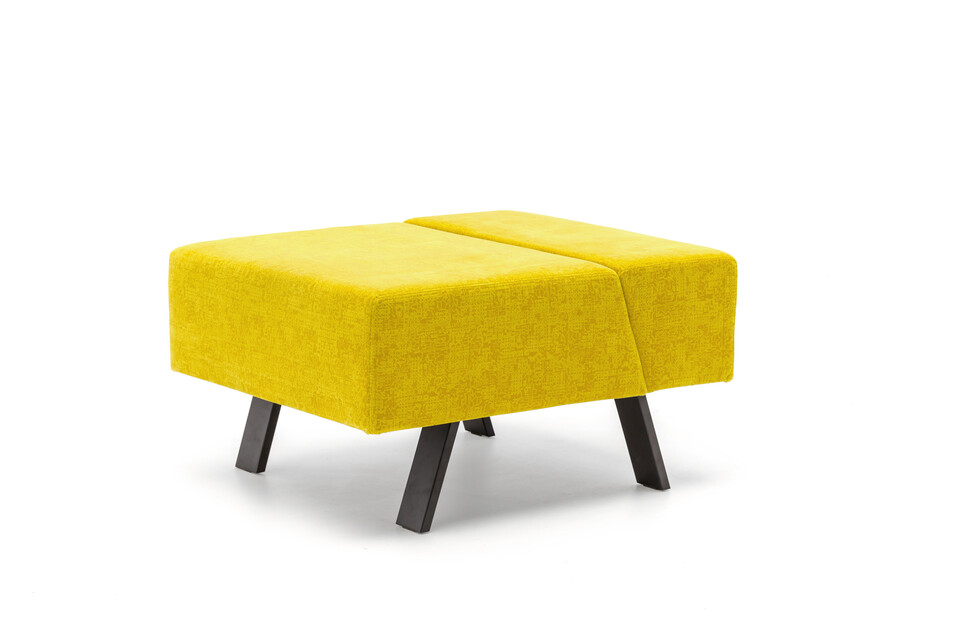 Gispen Sett pouf in matrix 452 front left view
