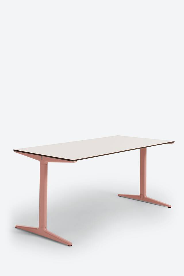 Ahrend Mehes table on grey background front left view